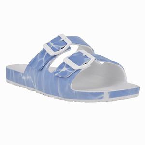 Nine West Splash Flat Slippers Blauw Nederland | KHI-518694